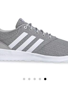 Adidas womens Gray Cloudfoam Lightweight Sneaker